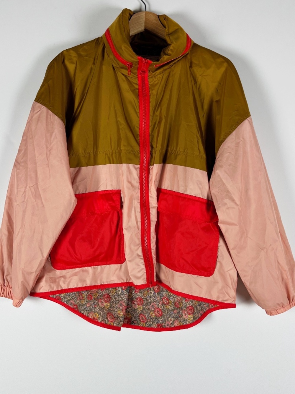 The Great x Eddie Bauer Women's Full Zip Windbreaker Lightweight Rain Jacket S - Picture 1 of 4